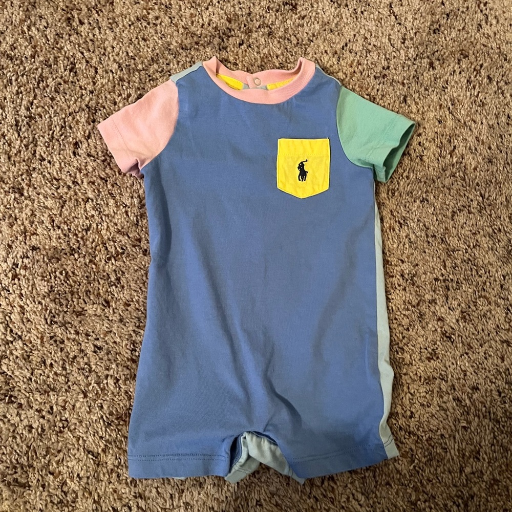 Ralph Lauren Multicolor Baby Romper